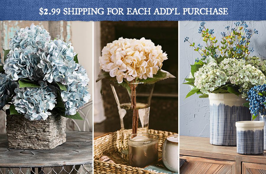 Hydrangea Flowers Decor Steals