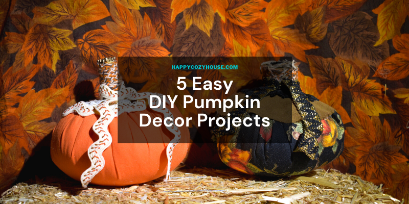 5 Easy DIY Pumpkin Decor Projects